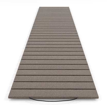 8 Ft Outdoor Garden Pathway Patio Roll Out Straight Walkways with Metal Wire Connection