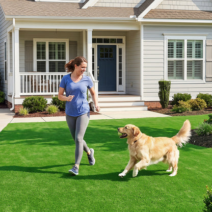 Artificial Turf Rug with 0.3 Inch Pile Height