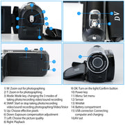 HD 1080P Digital Video Camcorder