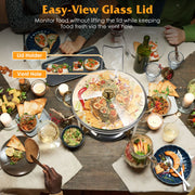 Buffet Server Set, 4.76QT Stainless Steel