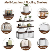 2-In-1 Floating Wall Mounted Shelves