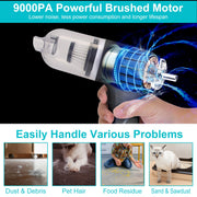 2-in-1 Cordless Vacuum Cleaner and Air Duster Rechargeable Handheld Compressed Air Duster