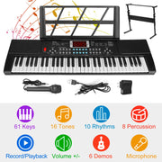 61 Keys Digital Music Electronic Keyboard