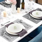 48-Piece Silverware Set Stainless Steel