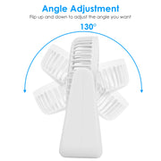 6.5in Desk Fan USB Powered 2 Speeds Table Cooling Fan