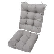 2Pcs Rocking Chair Cushion Upper And Lower Back