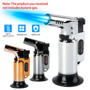 Yellow Culinary Refillable Butane Torch Lighter