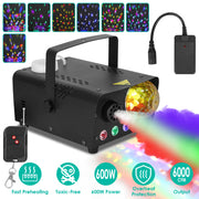 RGB Fog Machine 600W with Remote