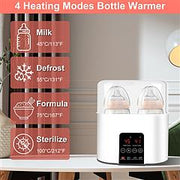 Electric Baby Milk Bottle Warmer fit for 2 Bottle Fast Milk Warmer Formula Warmer