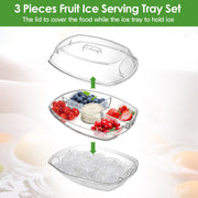 Fruit Ice Serving Tray