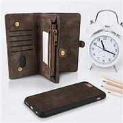 Dark Brown Wallet Case for iPhone 6s Plus