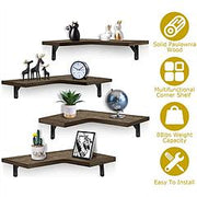 4Packs Corner Floating Shelf