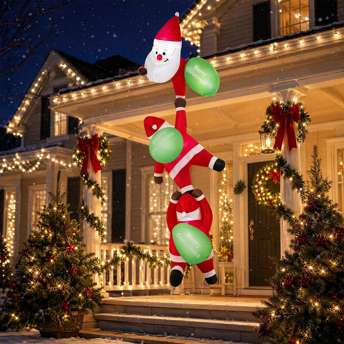 9.2 FT Hanging Christmas Inflatable Indoor Outdoor Decoration for Holiday Decor
