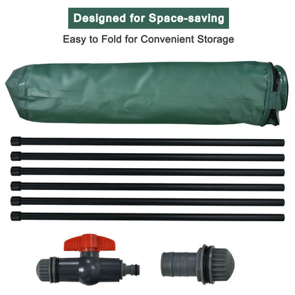 60 Gallon Collapsible Rain Barrel Water Collector