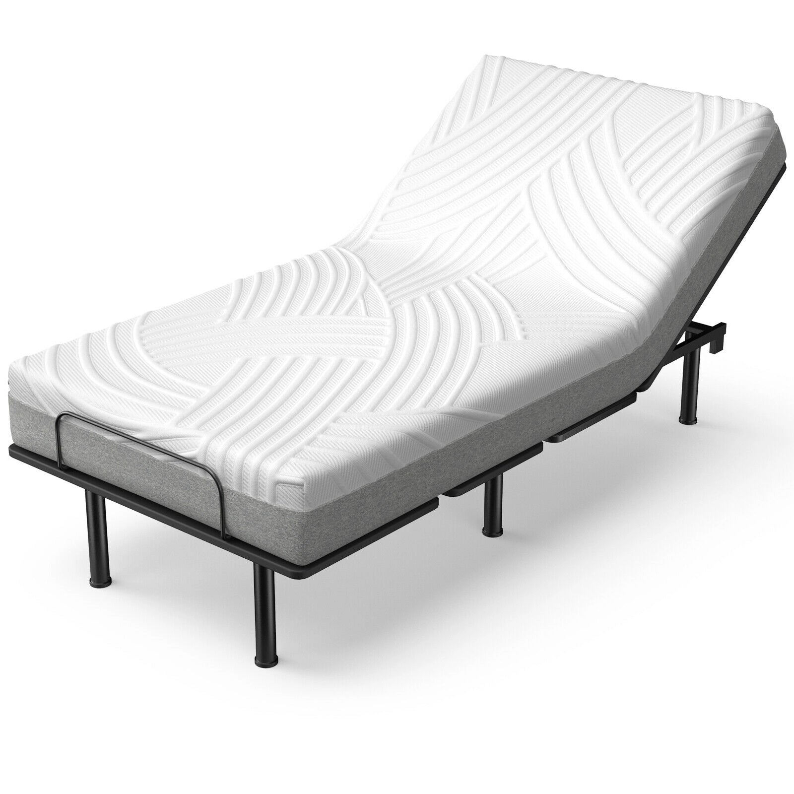 3D Bed Mattress Gel Memory Foam Convoluted Foam for Adjustable Bed-8 inches
