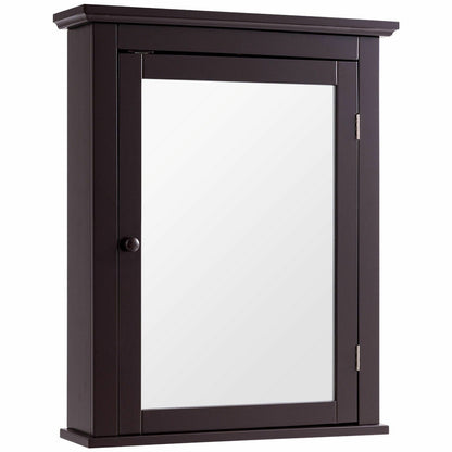 Bathroom Wall Mounted Storage Mirror Medicine Cabinet - Default