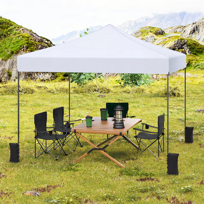 9.5 x 9.5 Feet Pop up Canopy Tent with Adjustable Heights