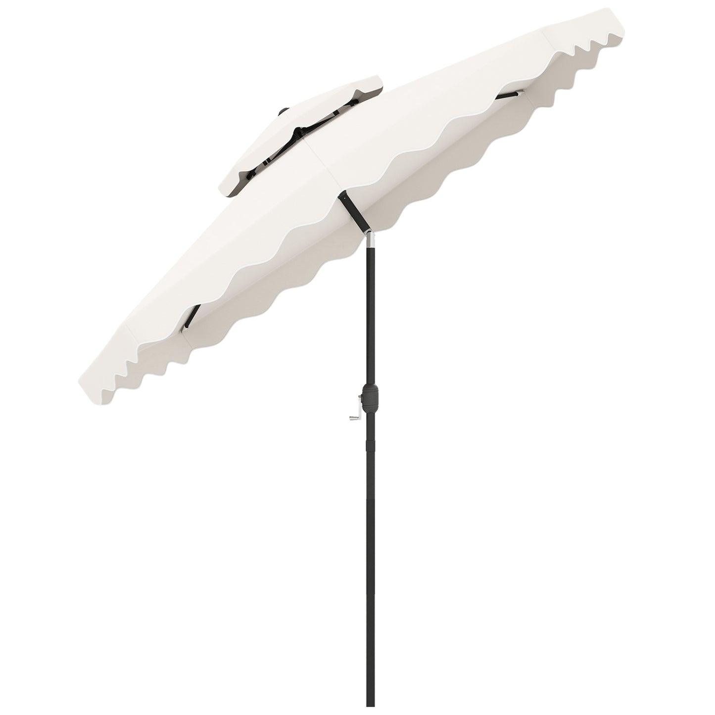 9 Feet Patio Umbrella with Push Button Tilt and Crank