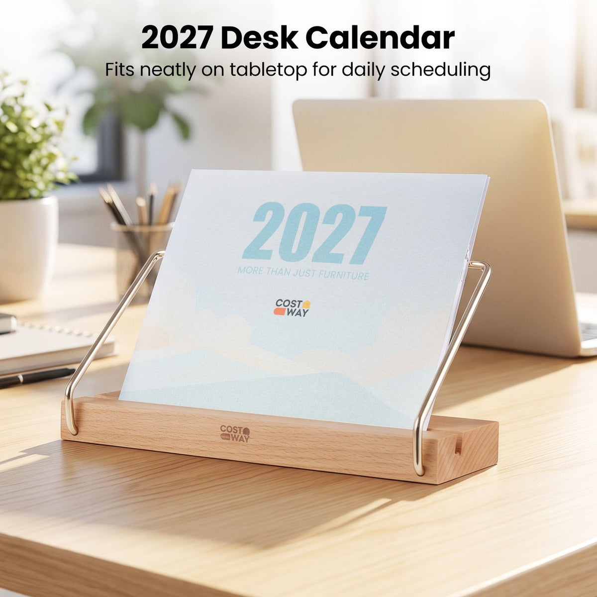 9 PCS Gift Set Christmas Holiday Gifts with 2027 Desk Calendar and Manual Coffee Grinder