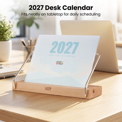 9 PCS Gift Set Christmas Holiday Gifts with 2027 Desk Calendar and Manual Coffee Grinder