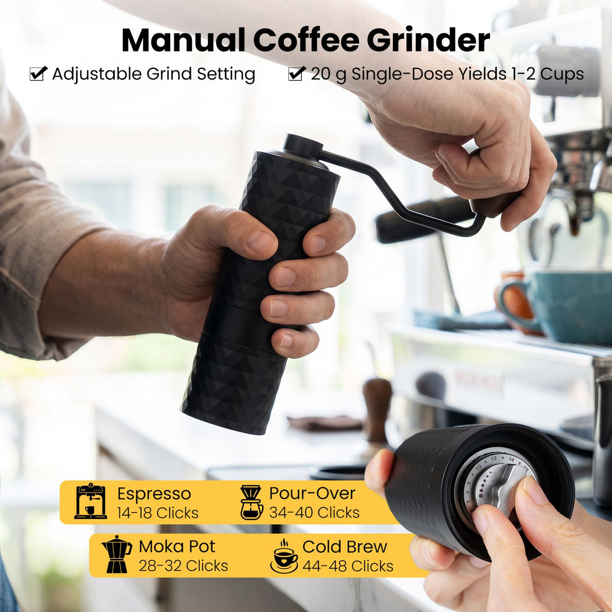 9 PCS Gift Set Christmas Holiday Gifts with 2027 Desk Calendar and Manual Coffee Grinder