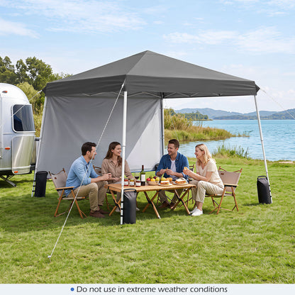 Pop Up Canopy Tent 9x9 ft with Carry Bag and Stakes