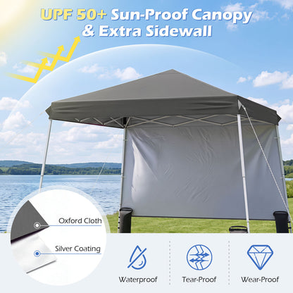 Pop Up Canopy Tent 9x9 ft with Carry Bag and Stakes