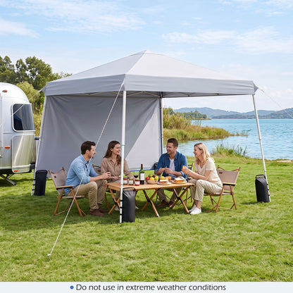Pop Up Canopy Tent 9x9 ft with Carry Bag and Stakes