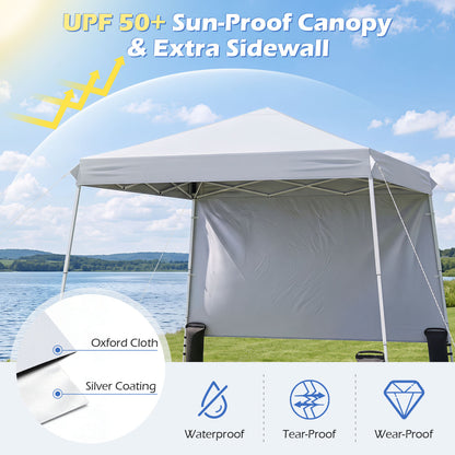 Pop Up Canopy Tent 9x9 ft with Carry Bag and Stakes