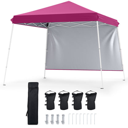 Pop Up Canopy Tent 9x9 ft with Carry Bag and Stakes