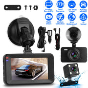 1080P Dual Dash Cam 3in Screen