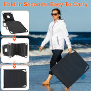 Folding Tanning Lounge Chair with Face Hole