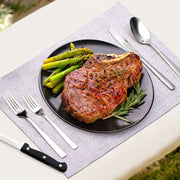 48-Piece Silverware Set Stainless Steel