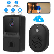 Smart Wireless Chime WiFi Doorbell Security 2 Way Intercom Visual Bell