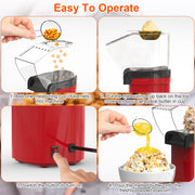 Easy Popcorn Maker with 8-Cup Capacity