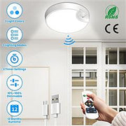 Motion-Activated LED Ceiling Light