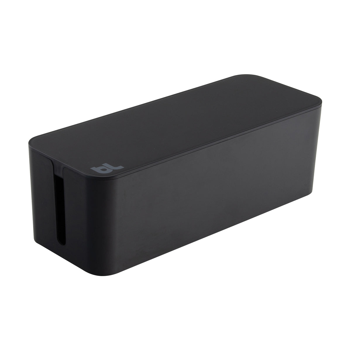 Bluelounge CableBox Cable Organizer & Surge Protector Box, 16 in. - Black