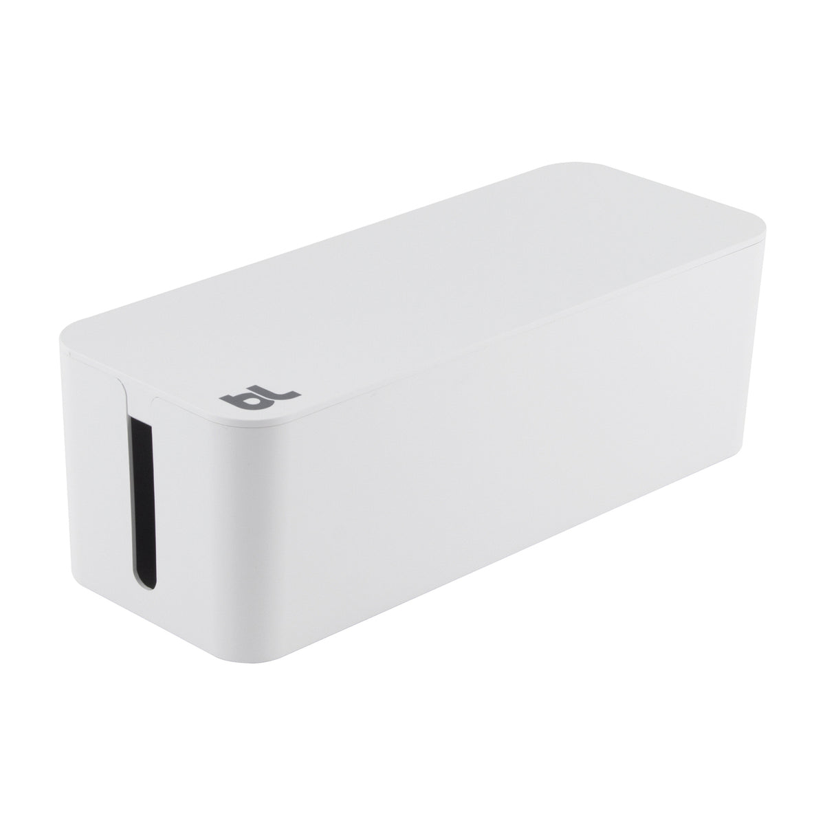 Bluelounge CableBox Cable Organizer & Surge Protector Box, 16 in. - White