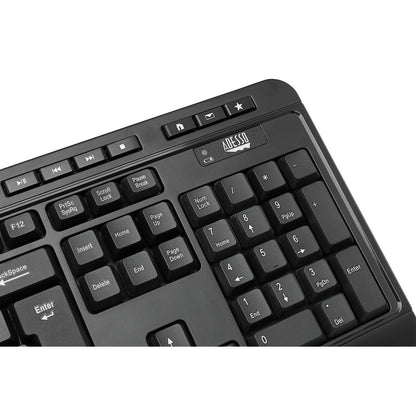 Adesso EasyTouch Antimicrobial Wireless Keyboard and Mouse Combo, 2.4 GHz - view 4