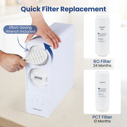 800 GPD Tankless Reverse Osmosis Water Filter System