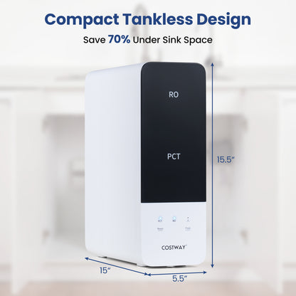 800 GPD Tankless Reverse Osmosis Water Filter System