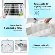 8000 BTU Portable AC w/ Timer