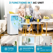 8000 BTU Portable AC w/ Timer