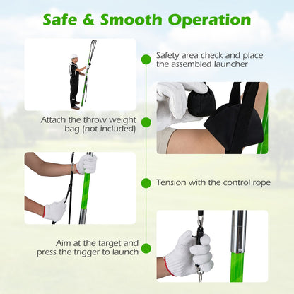 Arborist Throw Line Launcher Rope Launcher for Tree Work