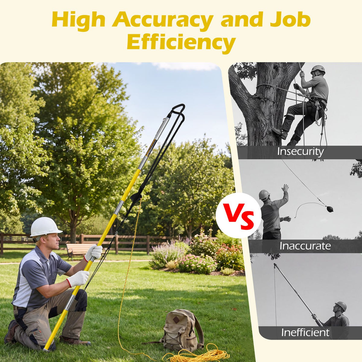 Arborist Throw Line Launcher Rope Launcher for Tree Work