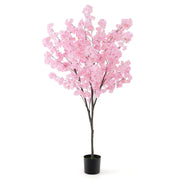 6.5 FT Tall Artificial Cherry Blossom Tree with 900 Pink Flowers