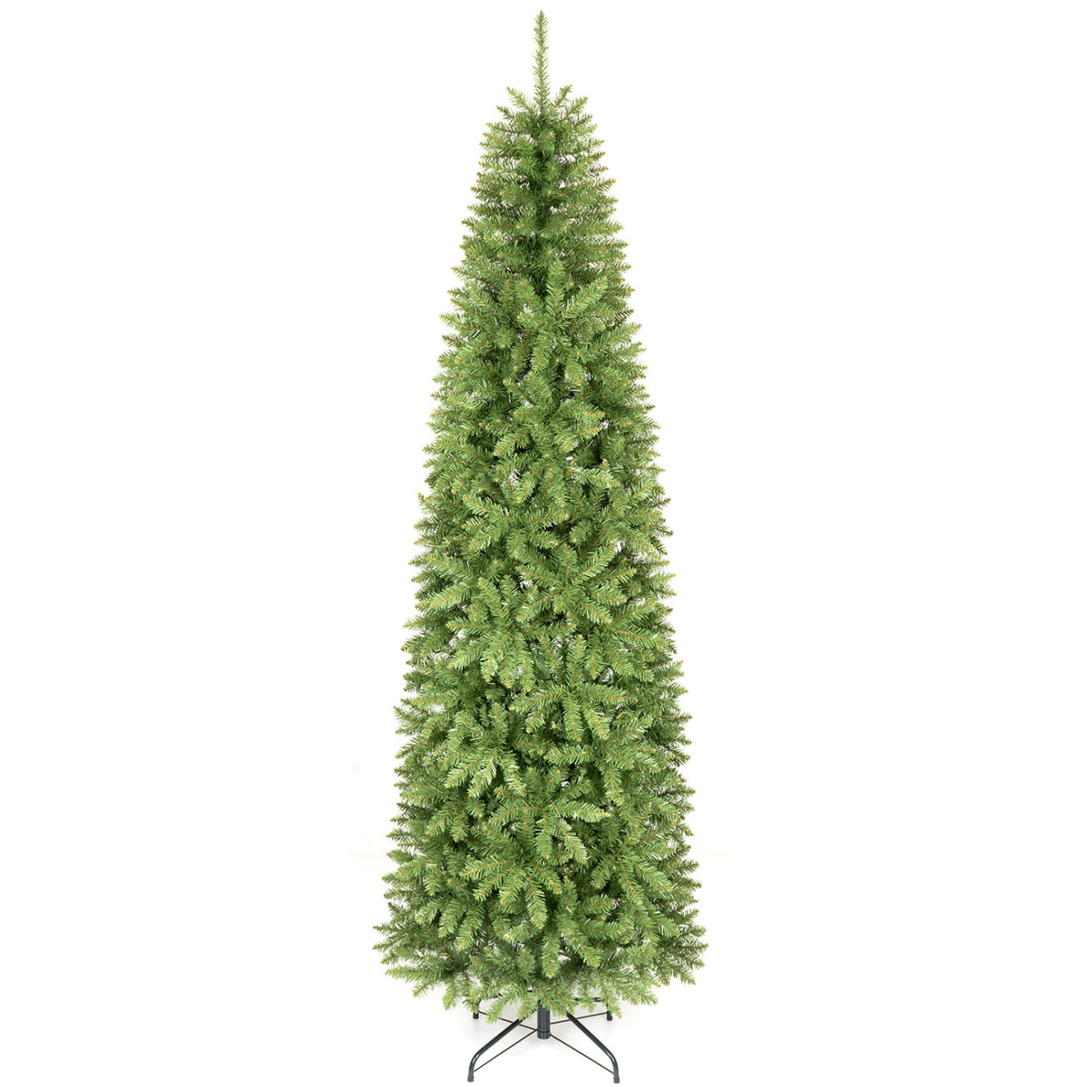 7.5 FT Artificial Pencil Christmas Tree with Metal Stand