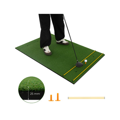 5 x 3 ft Artificial Turf Grass Practice Mat for Indoors and Outdoors-20mm - 25Mm