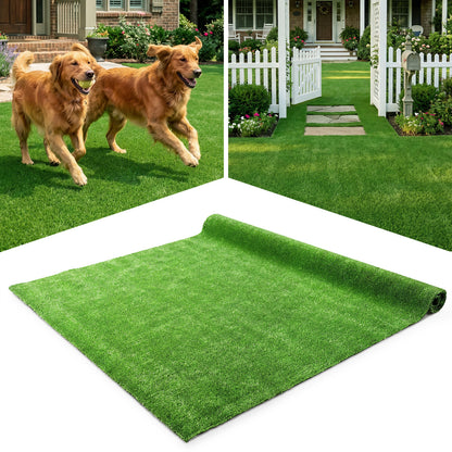 Artificial Turf Rug with 0.3 Inch Pile Height