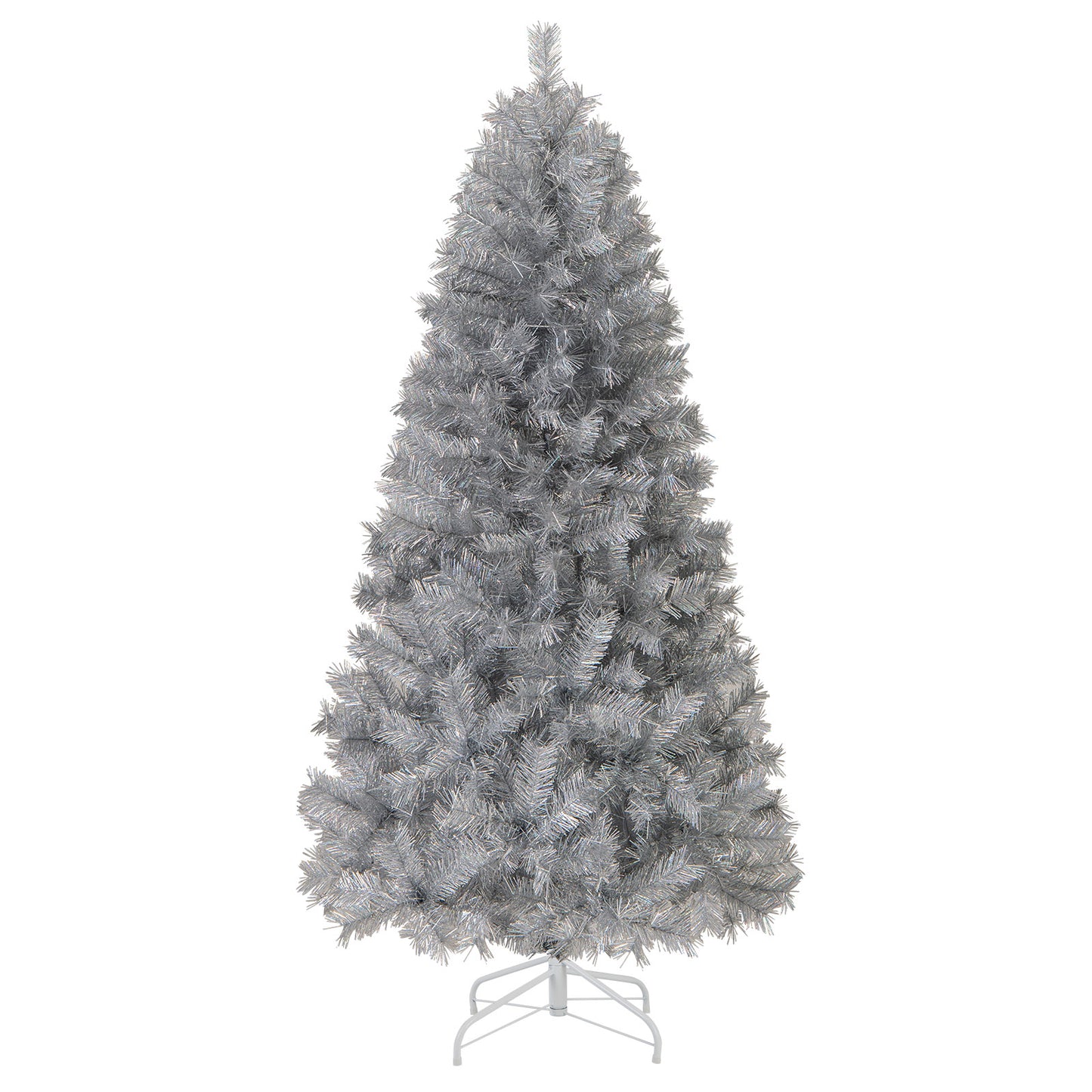 Artificial Xmas Tree with Branch Tips and Warm White LED Lights